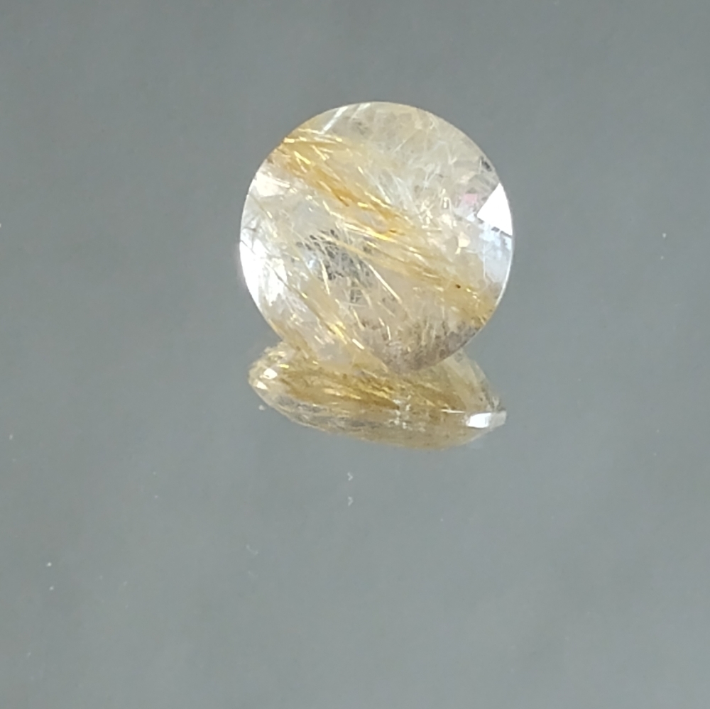 Rutilated quartz loose gemstone